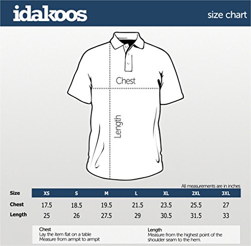 Idakoos Ike Baseball Style Polo Camisa