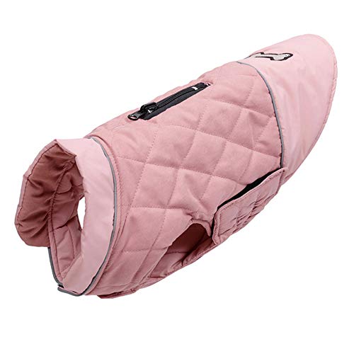 Idepet Chaqueta impermeable para perros Chaqueta cálida de invierno Chaleco, traje de nieve a prueba de viento Ropa para perros Chaleco para mascotas Ropa para perros con orificio para arnés Idepet Chaqueta impermeable para perros Chaqueta cálida de invierno Chaleco, traje de nieve a prueba de viento Ropa para perros Chaleco para mascotas Ropa para perros con orificio para arnés