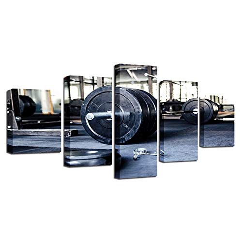 IDzf 5 Pinturas En Lienzo Pinturas En Lienzo Arte De La Pared Decoración para El Hogar Sala De Estar 5 Piezas Halterofilia Deportes Gimnasio Fitness Carteles HD Impresiones Imágenes IDzf 5 Pinturas En Lienzo Pinturas En Lienzo Arte De La Pared Decoración para El Hogar Sala De Estar 5 Piezas Halterofilia Deportes Gimnasio Fitness Carteles HD Impresiones Imágenes