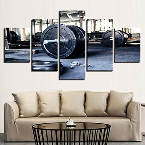 IDzf 5 Pinturas En Lienzo Pinturas En Lienzo Arte De La Pared Decoración para El Hogar Sala De Estar 5 Piezas Halterofilia Deportes Gimnasio Fitness Carteles HD Impresiones Imágenes IDzf 5 Pinturas En Lienzo Pinturas En Lienzo Arte De La Pared Decoración para El Hogar Sala De Estar 5 Piezas Halterofilia Deportes Gimnasio Fitness Carteles HD Impresiones Imágenes