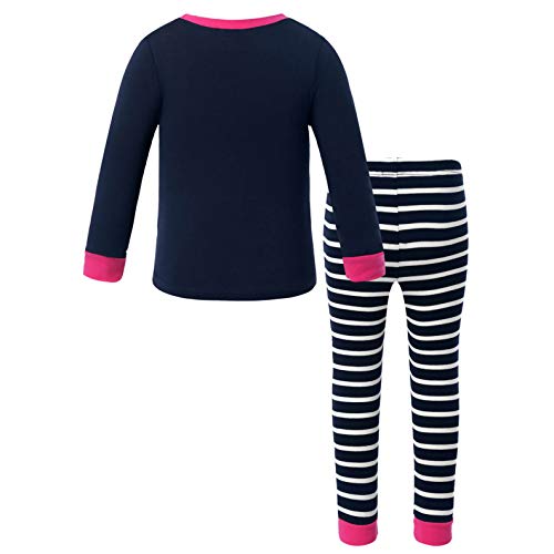 IEFIEL Conjuntos de Top y Pantalones Largos Camiseta Uricornio de Manga Larga + Leggings para Niña Bebé Pijamas Cómodas de Algodón Ropa de Dormir Azul Oscuro B 3-4 años