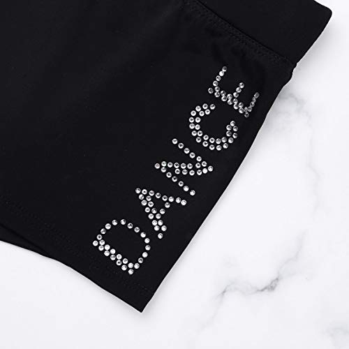 IEFIEL Conjuntos Deportivos para Niña Pantalones Cortos Y Crop Top Ajustado Chaleco Camiseta Corta Leotardo De Gimnasia Fitness Gym Negro A 10-12 años IEFIEL Conjuntos Deportivos para Niña Pantalones Cortos Y Crop Top Ajustado Chaleco Camiseta Corta Leotardo De Gimnasia Fitness Gym Negro A 10-12 años