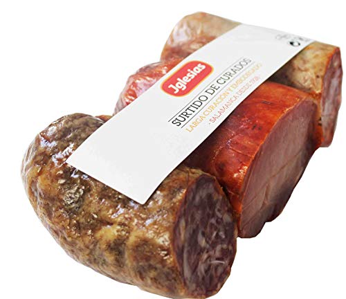 IGLESIAS - Lote Lomo Embuchado, Chorizo Extra y Salchichón Extra de 700g