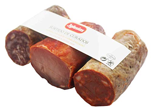 IGLESIAS - Lote Lomo Embuchado, Chorizo Extra y Salchichón Extra de 700g