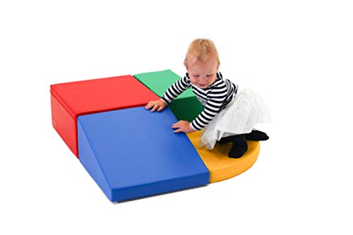 IGLU 4 XL Bloques de Espuma Figuras de Construcción Juguete para Aprendizaje Creativo Infantil Conjunto de Cubos Multicolores
