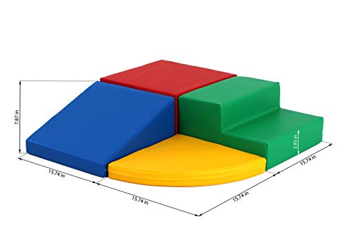 IGLU 4 XL Bloques de Espuma Figuras de Construcción Juguete para Aprendizaje Creativo Infantil Conjunto de Cubos Multicolores IGLU 4 XL Bloques de Espuma Figuras de Construcción Juguete para Aprendizaje Creativo Infantil Conjunto de Cubos Multicolores