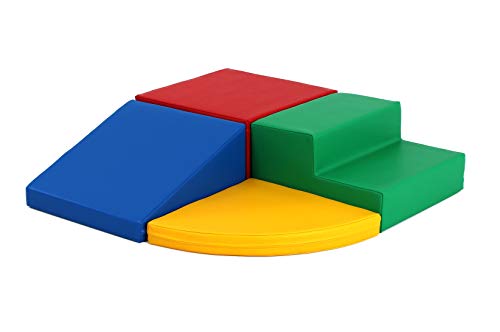 IGLU 4 XL Bloques de Espuma Figuras de Construcción Juguete para Aprendizaje Creativo Infantil Conjunto de Cubos Multicolores IGLU 4 XL Bloques de Espuma Figuras de Construcción Juguete para Aprendizaje Creativo Infantil Conjunto de Cubos Multicolores