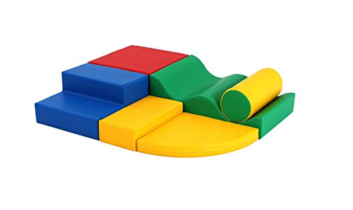 IGLU 6 XL Bloques de Espuma Figuras de Construcción Juguete para Aprendizaje Creativo Infantil Conjunto de Cubos Multicolores