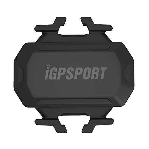 iGPSPORT C61 (versión española) - Sensor de Cadencia inalámbrico Ant+ / 2.4G y Bluetooth 4.0 Ciclismo y Bicicleta. Compatible con Ciclo computadores GPS Garmin, Bryton, Sigma. IPX7. Sin imanes