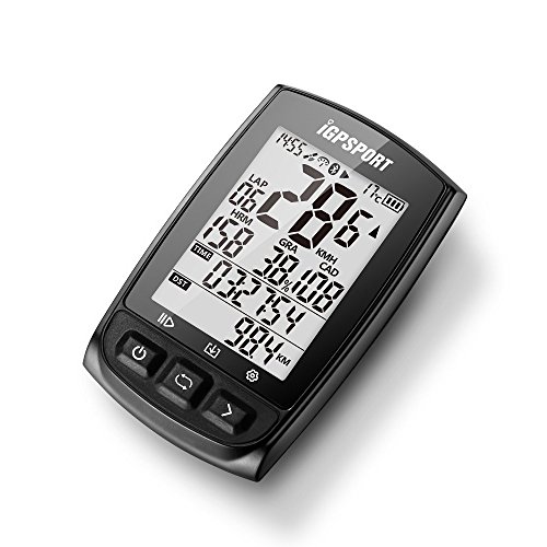 iGPSPORT Ciclocomputadores GPS iGS50E Computadora Bicicleta Inalámbrica Ciclismo Cuentakilometros Bici (Negro)