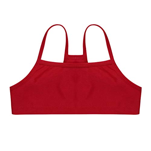 iiniim Camiseta sin Mangas para Niñas Sujetador Deportivo Camiseta Interior Niña Camiseta Corta Ropa Interior Deportiva Tirantes Crop Top de Danza Ballet Baile Fitness Running Rojo 3-4 Años iiniim Camiseta sin Mangas para Niñas Sujetador Deportivo Camiseta Interior Niña Camiseta Corta Ropa Interior Deportiva Tirantes Crop Top de Danza Ballet Baile Fitness Running Rojo 3-4 Años