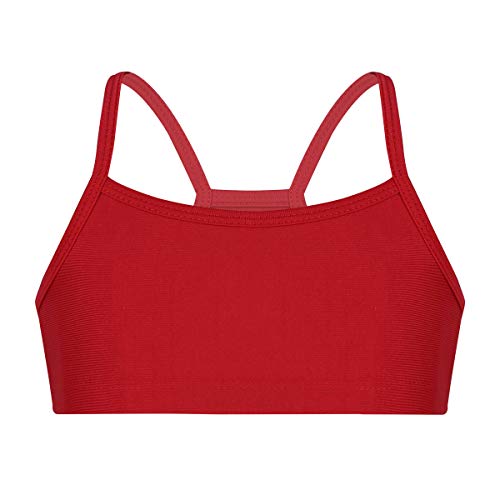 iiniim Camiseta sin Mangas para Niñas Sujetador Deportivo Camiseta Interior Niña Camiseta Corta Ropa Interior Deportiva Tirantes Crop Top de Danza Ballet Baile Fitness Running Rojo 3-4 Años iiniim Camiseta sin Mangas para Niñas Sujetador Deportivo Camiseta Interior Niña Camiseta Corta Ropa Interior Deportiva Tirantes Crop Top de Danza Ballet Baile Fitness Running Rojo 3-4 Años