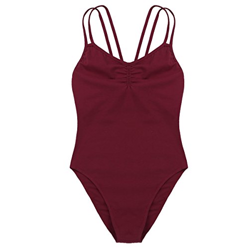 iixpin Body Maillot de Danza Ballet para Mujer Espalda Cruzada Bodysuit Elástico Algodón Camiseta Sin Manga Leotardo Gimnasia Ritmica Traje de Baño para Mujer Rojo A Large iixpin Body Maillot de Danza Ballet para Mujer Espalda Cruzada Bodysuit Elástico Algodón Camiseta Sin Manga Leotardo Gimnasia Ritmica Traje de Baño para Mujer Rojo A Large