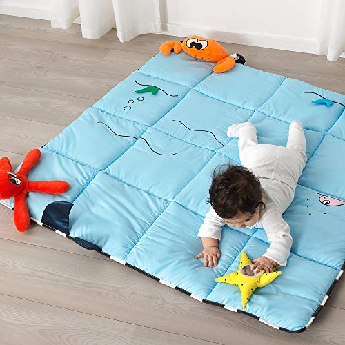 Ikea 303.726.40 KLAPPA - Alfombra de juegos (114 x 114 cm)