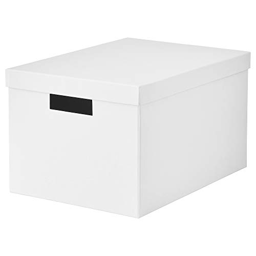 IKEA.. 603.954.28 Tjena - Caja de almacenaje con tapa, color blanco