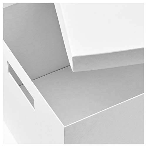 IKEA.. 603.954.28 Tjena - Caja de almacenaje con tapa, color blanco