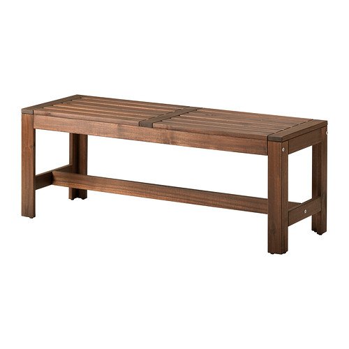 Ikea APPLARO – banco para exterior, color marrón 102.051.81 Ikea APPLARO – banco para exterior, color marrón 102.051.81