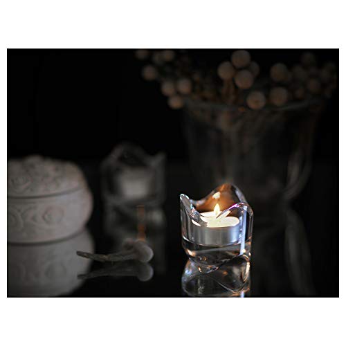 Ikea GLIMMA – Velas sin Aroma, Blanco, 100 Count