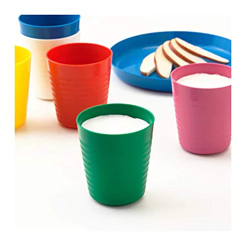 Ikea Kalas Vaso, Multicolor, 8x17x8 cm, 6 Unidades