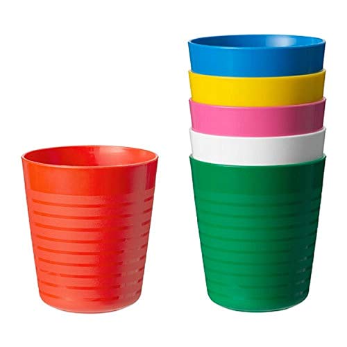 Ikea Kalas Vaso, Multicolor, 8x17x8 cm, 6 Unidades