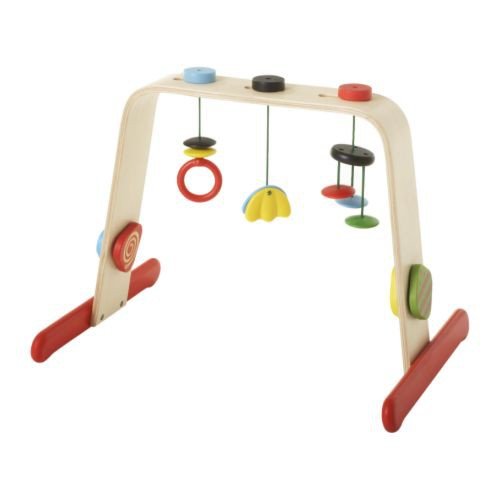 Ikea LEKA - Gimnasio de bebé, Abedul, Multicolor Ikea LEKA - Gimnasio de bebé, Abedul, Multicolor