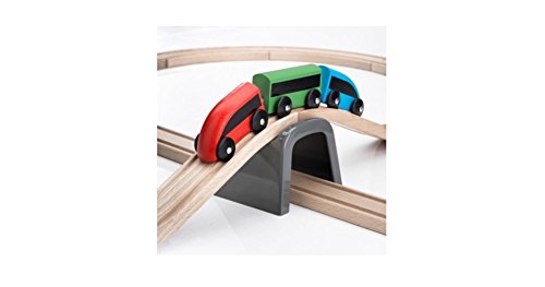 IKEA LILLABO - 20 piezas de tren conjunto básico, multicolor