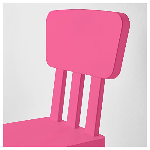 Ikea Mammut - Silla infantil infantil para interiores y exteriores, color rosa, 2 unidades Ikea Mammut - Silla infantil infantil para interiores y exteriores, color rosa, 2 unidades