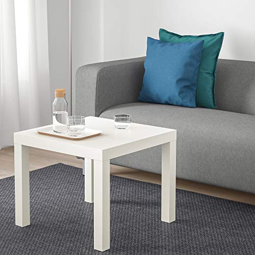 Ikea Mesa Auxiliar, Madera, Blanco, 55x55x45 cm Ikea Mesa Auxiliar, Madera, Blanco, 55x55x45 cm