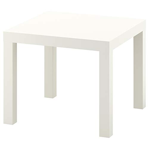 Ikea Mesa Auxiliar, Madera, Blanco, 55x55x45 cm Ikea Mesa Auxiliar, Madera, Blanco, 55x55x45 cm