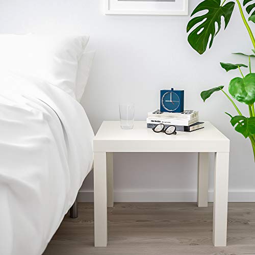 Ikea Mesa Auxiliar, Madera, Blanco, 55x55x45 cm Ikea Mesa Auxiliar, Madera, Blanco, 55x55x45 cm