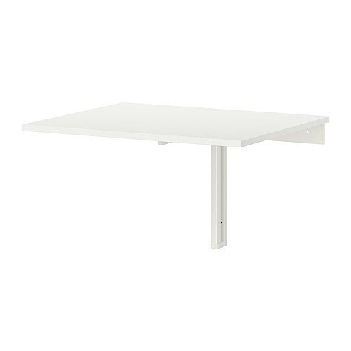 Ikea Mesa de alas abatibles de Pared, Blanco NORBERG 74x60 cm Ikea Mesa de alas abatibles de Pared, Blanco NORBERG 74x60 cm