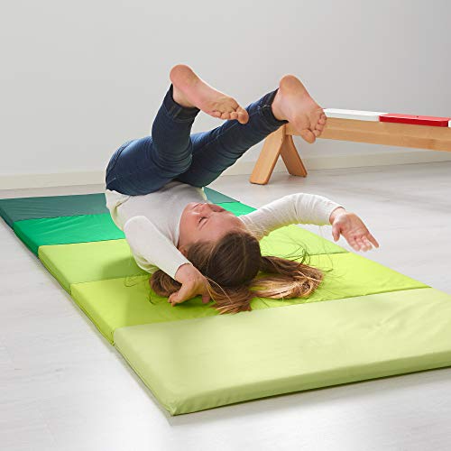 Ikea PLUFSIG - Esterilla Plegable para Gimnasia (78 x 185 cm), Color Verde