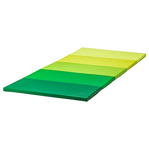Ikea PLUFSIG - Esterilla Plegable para Gimnasia (78 x 185 cm), Color Verde