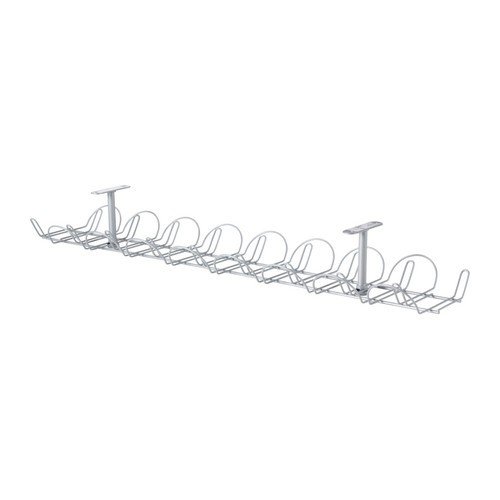 Ikea Regleta para Cables Horizontal, Metal, Gris, 86x21x5 cm Ikea Regleta para Cables Horizontal, Metal, Gris, 86x21x5 cm