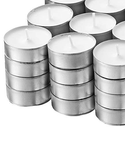 Ikea TILLVARO - Velas de té sin perfume (200 unidades), color blanco