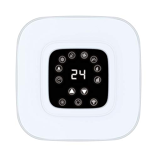 IKOHS SILKAIR Connect Pro - Aire Acondicionado Portátil, 9000BTU, 2270 Frigorías con 4 Modos de Aire Acondicionado, Calefactor, Ventilador, y Deshumidificador hasta 24 L/día, Silencioso, WiFi IKOHS SILKAIR Connect Pro - Aire Acondicionado Portátil, 9000BTU, 2270 Frigorías con 4 Modos de Aire Acondicionado, Calefactor, Ventilador, y Deshumidificador hasta 24 L/día, Silencioso, WiFi