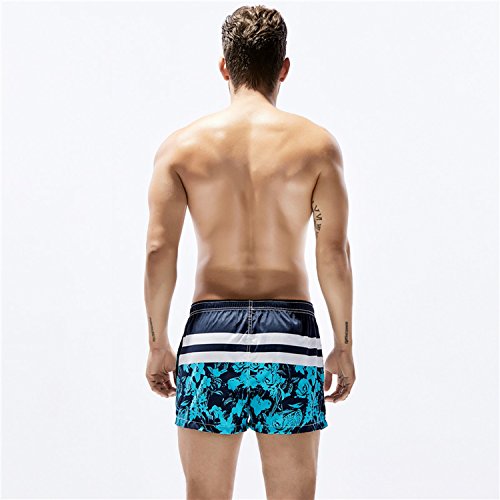 IKUMA - Bañador para hombre, diseño floral Color 3 M