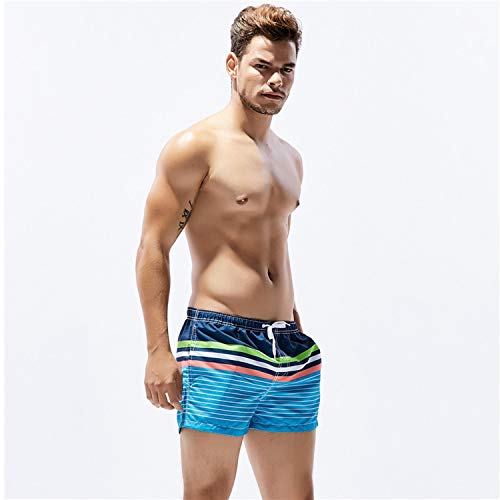 IKUMA - Bañador para hombre, diseño floral Color 3 M