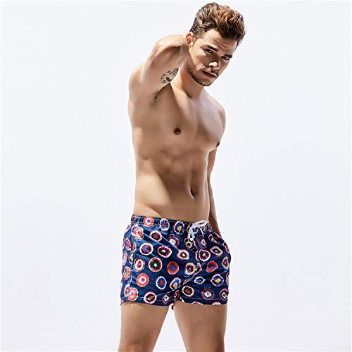 IKUMA - Bañador para hombre, diseño floral Color 3 M