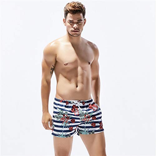 IKUMA - Bañador para hombre, diseño floral Color 3 M