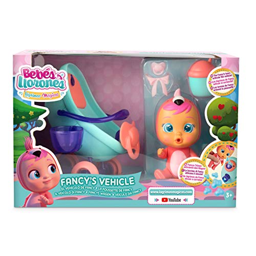 Imc Toys - Bebés Llorones Lágrimas Mágicas, Coche de Fancy (97957)