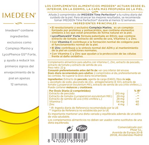 Imedeen Time Perfection, Complemento Alimenticio Antiedad - Pack 3 x 60 comprimidos