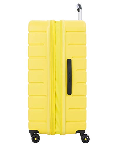 imome Top Maleta Grande Amarilla Cierre TSA 77x53x32/35 cm Expandible | Trolley de Viaje con Carga USB | Maleta de Viaje Rígida 100% ABS Reforzado, Antiarañazos imome Top Maleta Grande Amarilla Cierre TSA 77x53x32/35 cm Expandible | Trolley de Viaje con Carga USB | Maleta de Viaje Rígida 100% ABS Reforzado, Antiarañazos