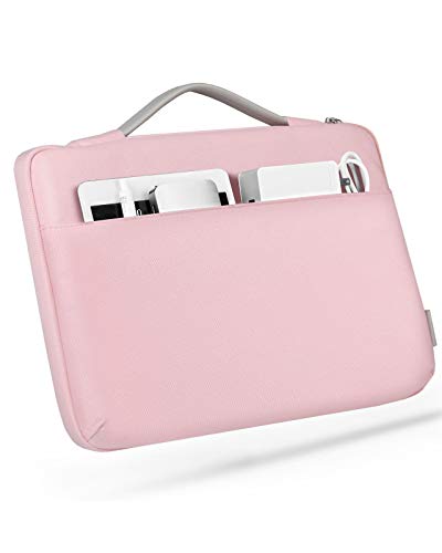 Inateck Funda para Portátiles Maletín de Ordenador Compatible con 14 Pulgadas Portátiles y MacBook Pro 2019/2018/2017/2016(A1990/A1707), 15 Surface Laptop 3 Manga Bolsa Blanda, Rosado