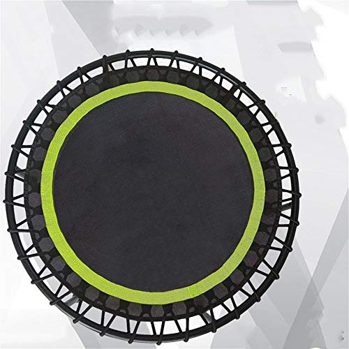 InChengGouFouX Trampolín Deportivo de Interior Mini trampolín con la manija aeróbico Jumper Tablero Trampolín Ejercicio aeróbico para el Ocio y la Forma Física (Color : Verde, Size : 102cm)