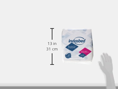 Indasbed Basic Protector Cama, 60 x 90 cm - 20 Protectores Indasbed Basic Protector Cama, 60 x 90 cm - 20 Protectores