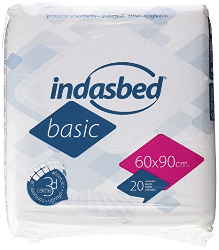 Indasbed Basic Protector Cama, 60 x 90 cm - 20 Protectores Indasbed Basic Protector Cama, 60 x 90 cm - 20 Protectores