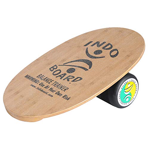 Indo Board® Original · Eco Bamboo · Tabla de Equilibrio · simulador de Surf · Fitness Trainer