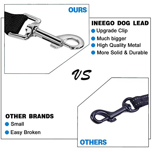 iNeego Correas Básicas para Perros 10M Correa de Perro Obediente Cuerda Nylon Largo Mascota Perro Formación Correa de Entrenamiento Llevar (Negro, 10M) iNeego Correas Básicas para Perros 10M Correa de Perro Obediente Cuerda Nylon Largo Mascota Perro Formación Correa de Entrenamiento Llevar (Negro, 10M)