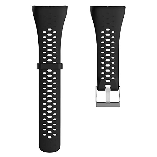 INF Correa de repuesto compatible con Polar M400 / M430, correa intercambiable para reloj de carrera con GPS, correa de reloj deportivo, correa de silicona de repuesto, negro INF Correa de repuesto compatible con Polar M400 / M430, correa intercambiable para reloj de carrera con GPS, correa de reloj deportivo, correa de silicona de repuesto, negro